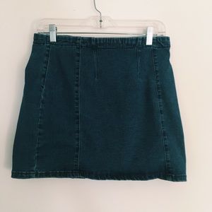 forever 21 jean skirt